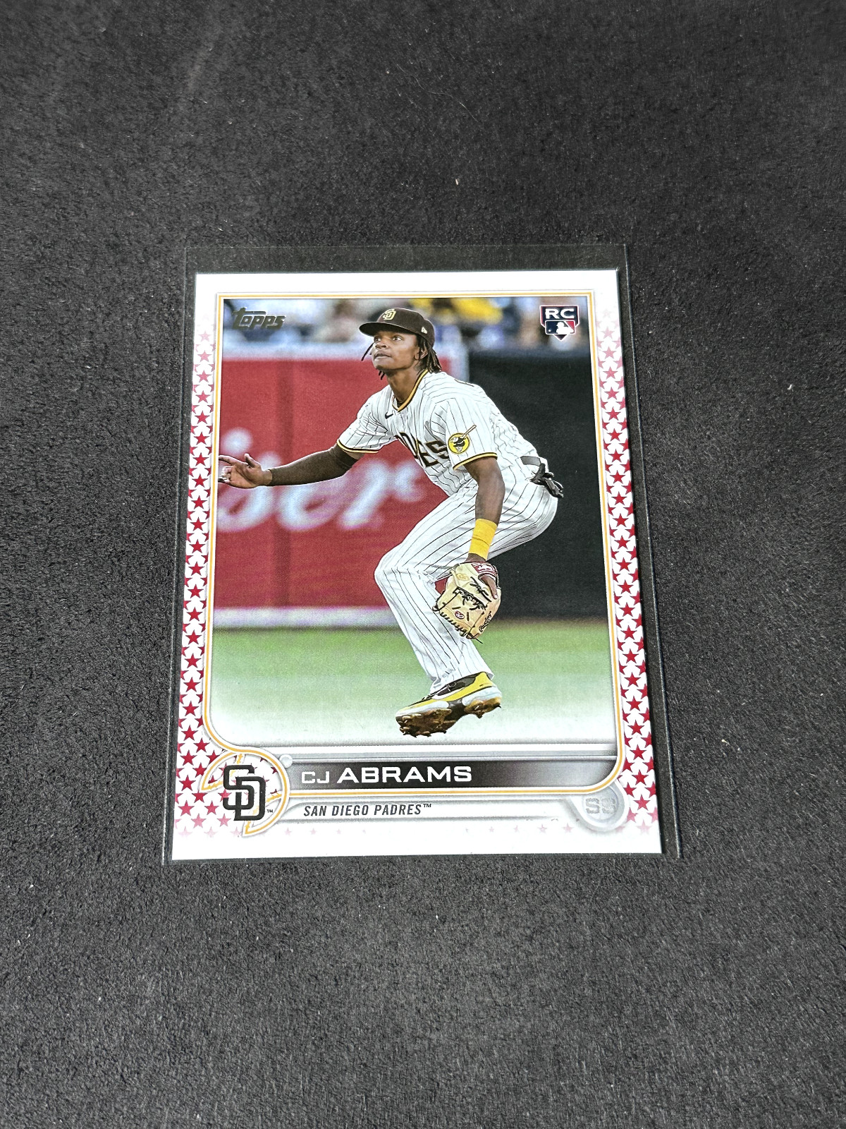 C.J. Abrams 2022 Topps Update Independence Day RC #US34 67/76