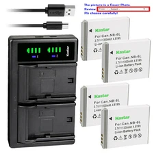 Kastar Battery LTD2 Charger for Minolta MN50WP 48MP Autofocus Waterproof Camera