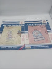 1990s Plaid 57989 & 57988 Iron-On Fashion Show Originals Fabric Transfer Vintage