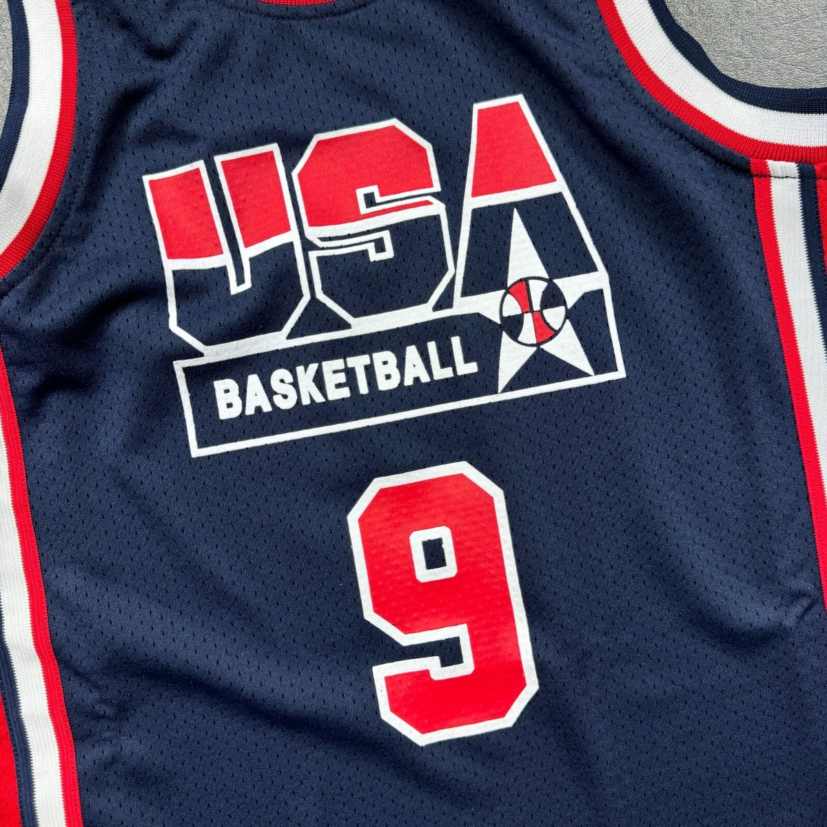 100% Authentic Michael Jordan Mitchell Ness 92 USA Olympic Jersey