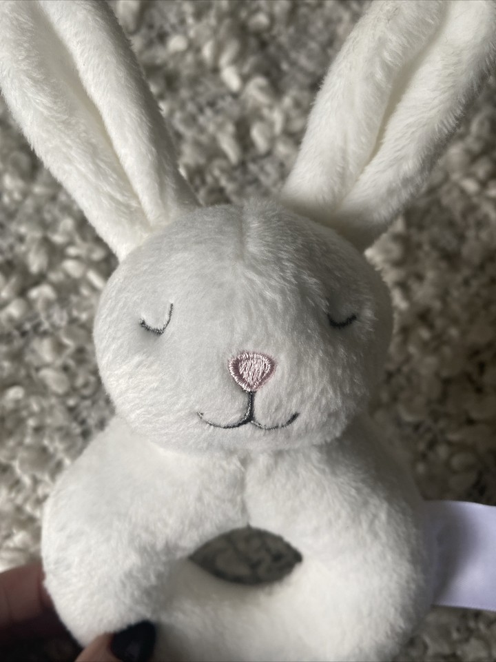 The Little White Company White Bunny Rabbit Soft Toy Teddy Comforter eBay