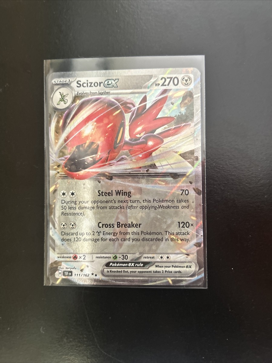 Scizor ex 111/162 - Temporal Forces - Pokemon TCG - Double Rare