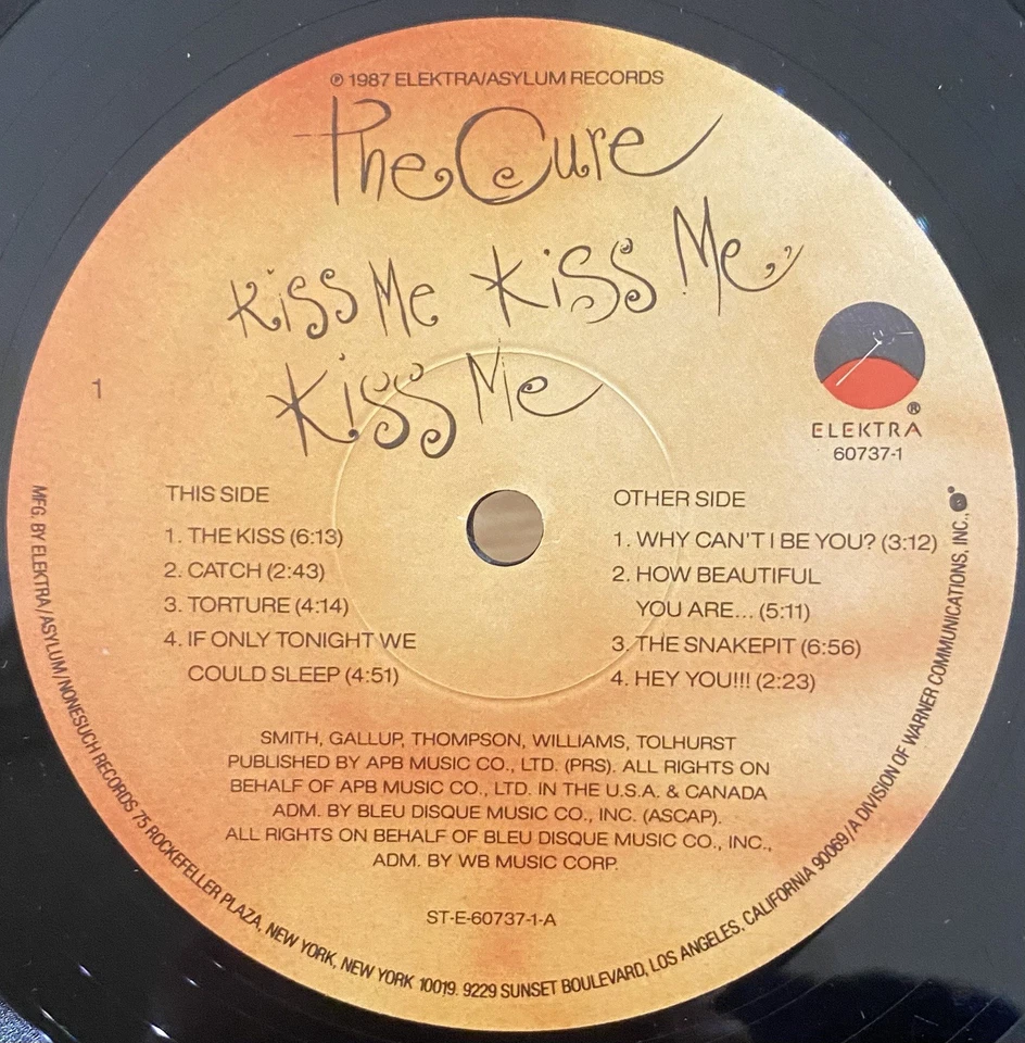 RARE Gothic Dark Wave 2xLP Record THE CURE Kiss Me Kiss Me Kiss Me ELEKTRA VG+* Foto 4 de 4