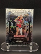 2024 Panini Monopoly Prizm WNBA SHAKIRA AUSTIN #3 SILVER GO PRIZM SP MYSTICS