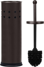 Stainless Steel Toilet Brush and Holder Set Oil Rubbed Bronze Bathroom Cleaner