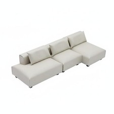 Miniature Sofa Realistic Details Modern Miniature Sectional