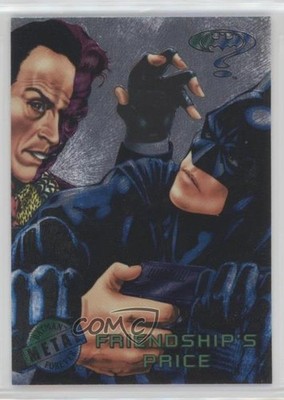 1995 Fleer Metal Forever Silver Flasher Batman Two-Face Friendship's Price 1k3