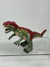 Fisher-Price Imaginext T Rex / Allosaurous Dinosaur Figure 2004 Red Green
