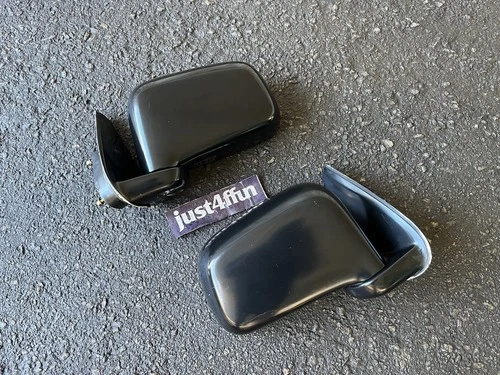 97-01 Honda CRV Oem Exterior Side View Door Mirror Set RH & LH Power Black LX
