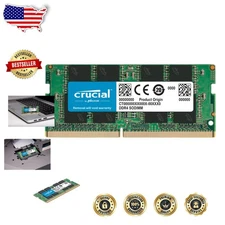 Crucial 16GB DDR4 2666MHz SODIMM Laptop RAM Module 260-Pin PC4-21300