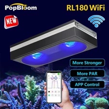 PopBloom RL180 WiFi Reef Aquarium Led Light Saltwater Reef Aquarium LED Light 30