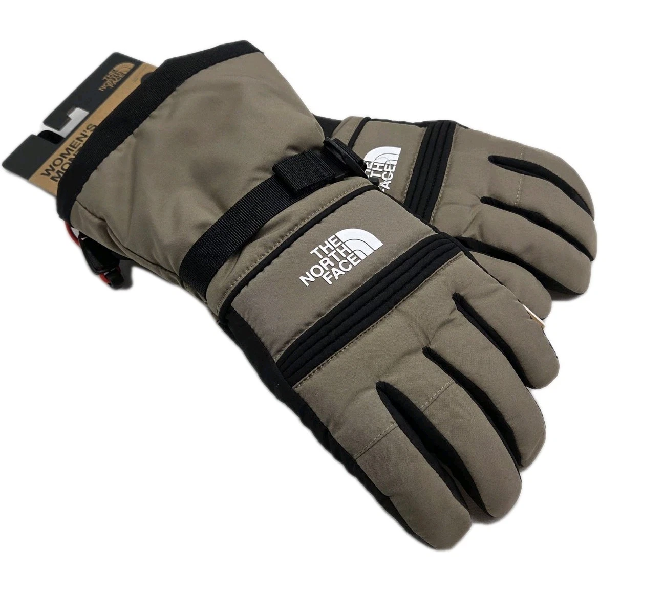 THE NORTH FACE Women's Mocha Brown Montana Ski Gloves XSmall TNF - NWT