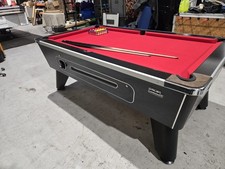 7x4 refurbed riley superleague pool table - red cloth