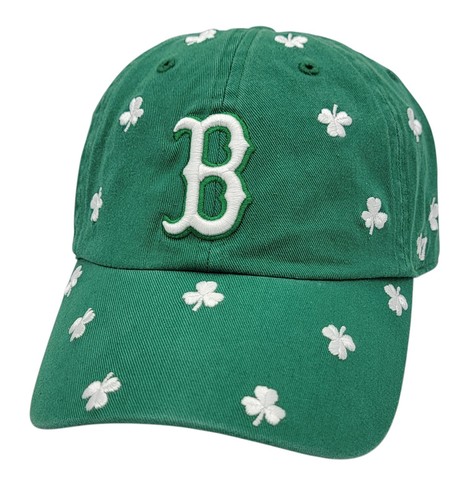 Boston Red Sox '47 Brand St. Patrick's Day Tourist Clean Up Relaxed-Fit Hat Cap