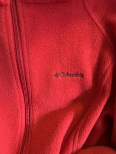 Columbia Red Fleece Jacket - Kids Size L