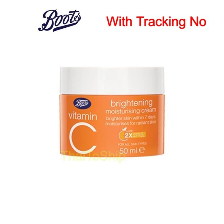 3 x 50ML BOOTS VITAMIN C Boots Brightening Moisturizing Cream - Image 3 of 4