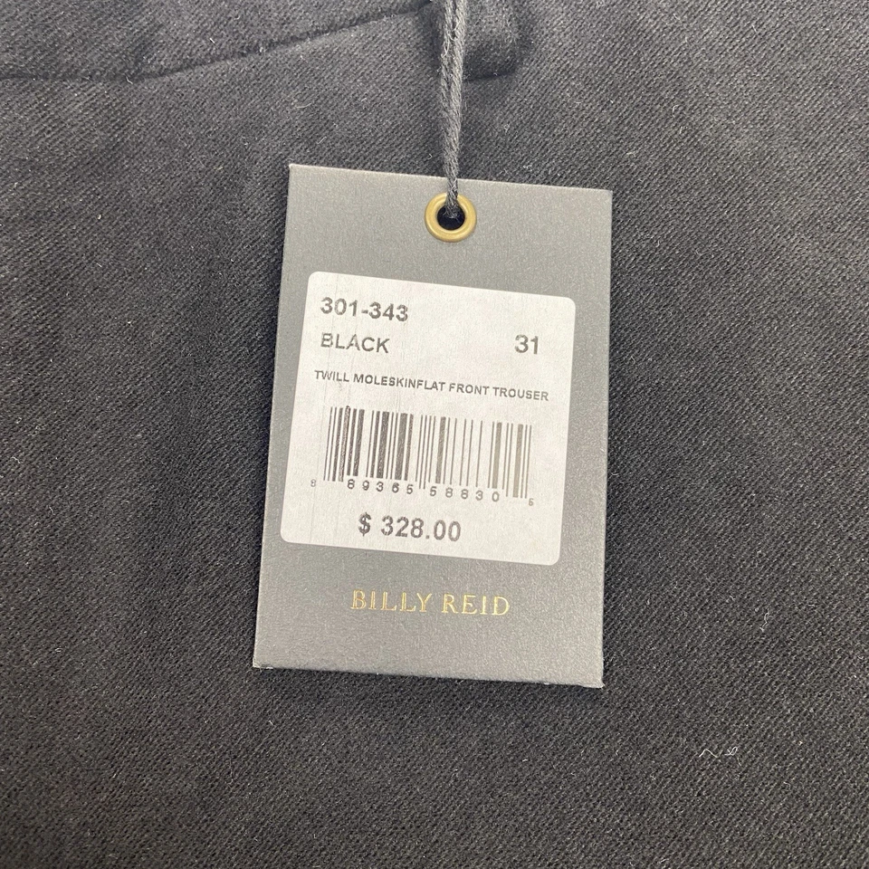 Billy Reid Hand Crafted in Italy Twill Moleskin Trousers W31 x L35 MSRP $328 - Image 4 of 4