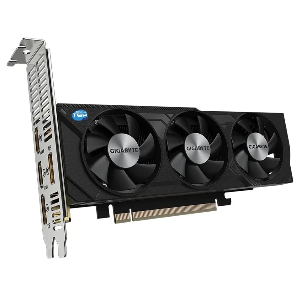 Gigabyte NVIDIA GeForce RTX 4060 OC Low Profile LP 8GB GDDR6 Video Card PC - Image 4 of 4