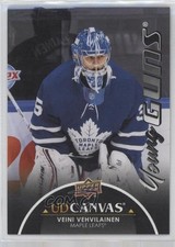 2021 Upper Deck Series 1 UD Canvas Young Guns Black Veini Vehvilainen #C109 0x3z