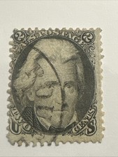 U.S. Scott #73 Andrew Jackson 2 Cent Stamp 1863 Used