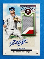 #46/49 Matt Shaw Auto 2024 Panini Boys of Summer Prospect Autograph Chicago Cubs