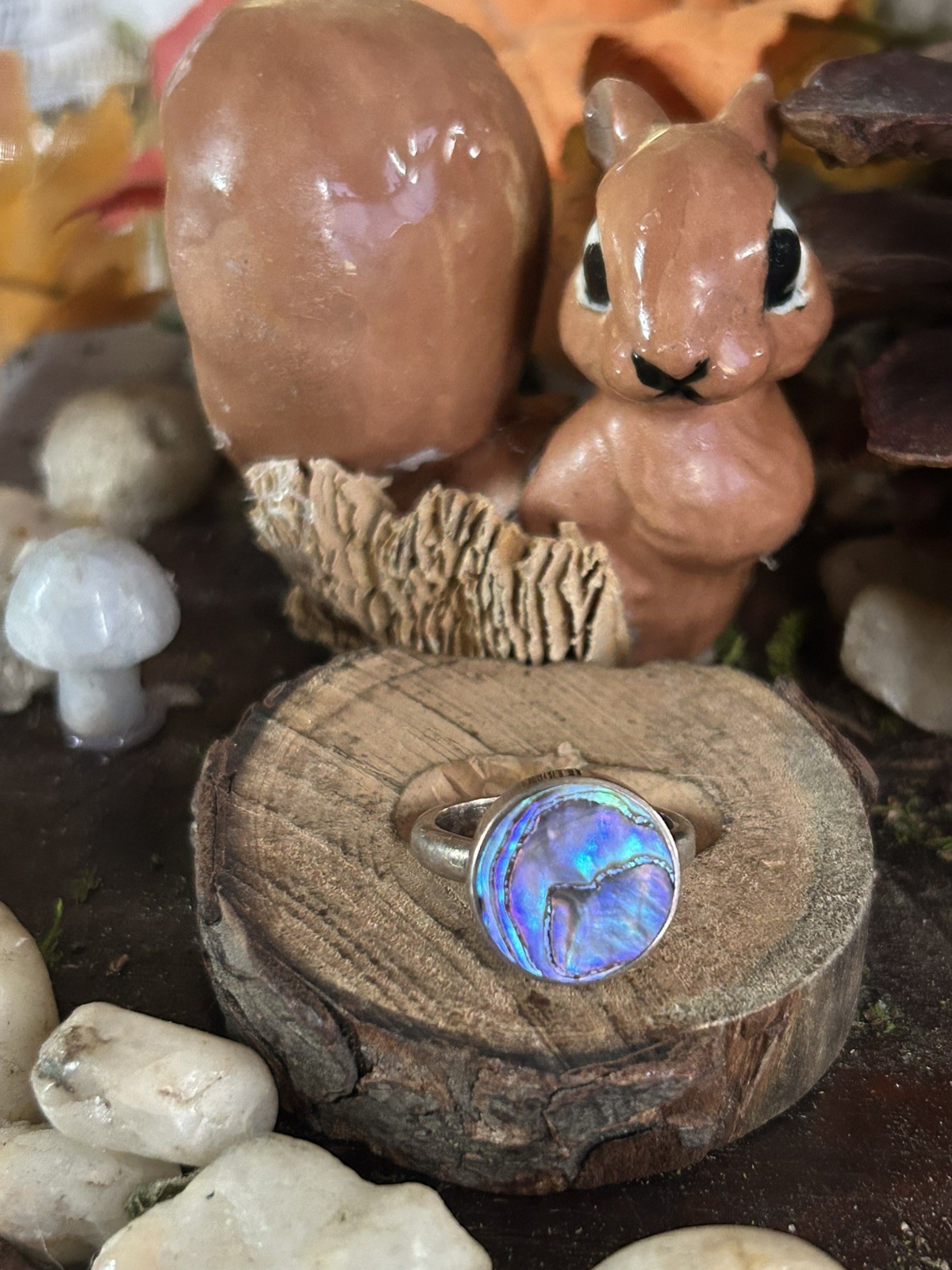 925 Sterling Abalone  Ring - image 3