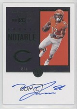 2022 Panini Encased Rookie Notable Signatures Emerald /5 Velus Jones Jr Auto RC
