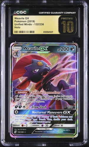 Weavile-GX graded CGC 10 for sale on eBay