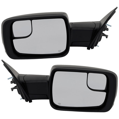 Pair Set of 2 Mirrors  Driver & Passenger Side Heated Left Right for Ram 1500