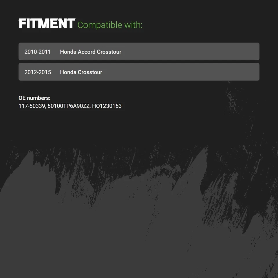 Hood Panel For Honda Accord Crosstour 2010-2011 CAPA Certified 117-50339 Foto 2 de 2