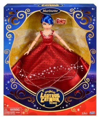 MIRACULOUS LADYBUG AND CAT NOIR Marinette in Ball Gown Doll 50155