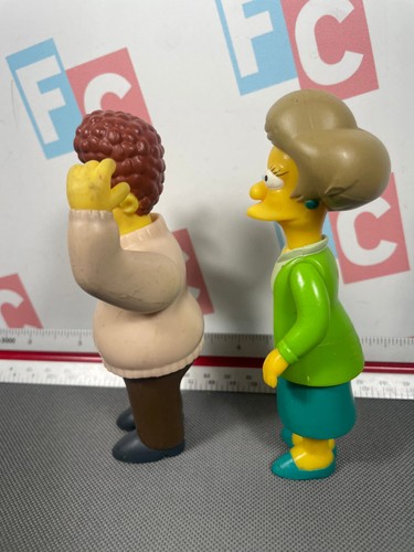 Playmates USED The Simpsons World of Springfield Brad & Ms Edna Krabappel Lot - Picture 4 of 5