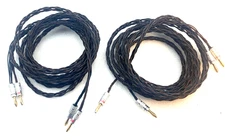 Kimber Kable 4PR  16Ft 9" Feet Each (ORIGINAL BLACK/BROWN) Banana Male (Pair)