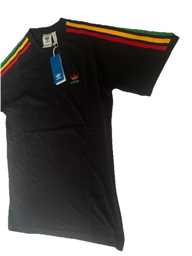 Adidas Originales Para Hombre Clásicos 3 Rayas Camiseta Rasta Talla S, M, L, XL, XXL - Imagen 2 de 13