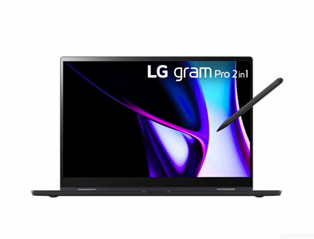 LG gram Pro 16 2-in-1 Core Ultra 7, with 16GB Ram, 512GB SSD, 16" touchscreen