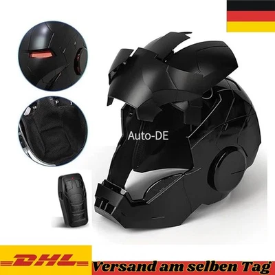 MARKENLOS Iron Man Helm 1:1 MK5 Autoking Vollautomatisch Voicecontrol/ Fernbedienung DE