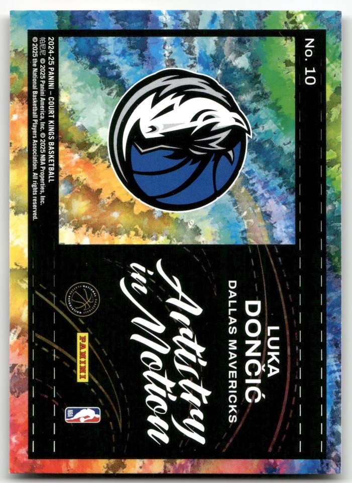 Luka Doncic - 2024-25 Panini Court Kings Basketball - Artistry in ...