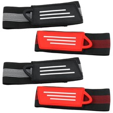 4 Elastic Bike Bicycle Ankle Leg Riding Cycling Bind Pant Bands Clip Straps