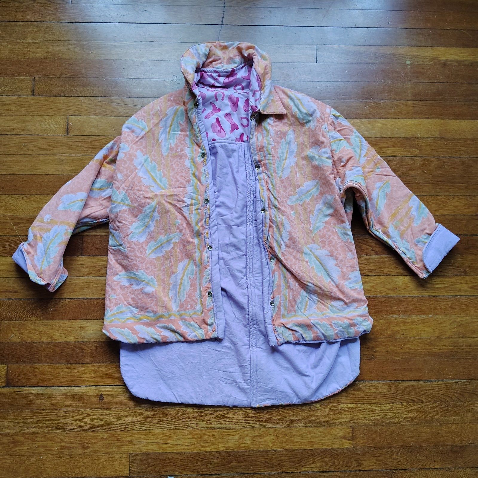 Handmade Cottagecore Patchwork Jacket Plus Size R… - image 2