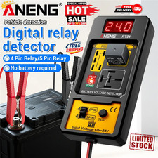 Aneng Rt01 11-25v Relay Detector Digital Car Battery Tester 45 Pins Display