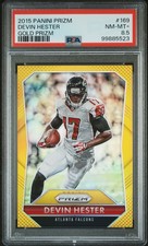 2015 Prizm Devin Hester #169 Gold /10 PSA 8.5 Falcons Bears Seahawks Ravens HOF