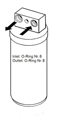 TROCKNER KLIMAANLAGE 33076 NRF NEU OE QUALITÄT - Picture 2 of 5