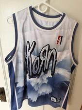 Kon Korn 2024 30th Anniversary Blue Basketball Jersey Corn Tour Concert