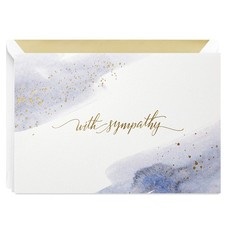 Hallmark Signature Sympathy Card Many Thoughts and Prayers 