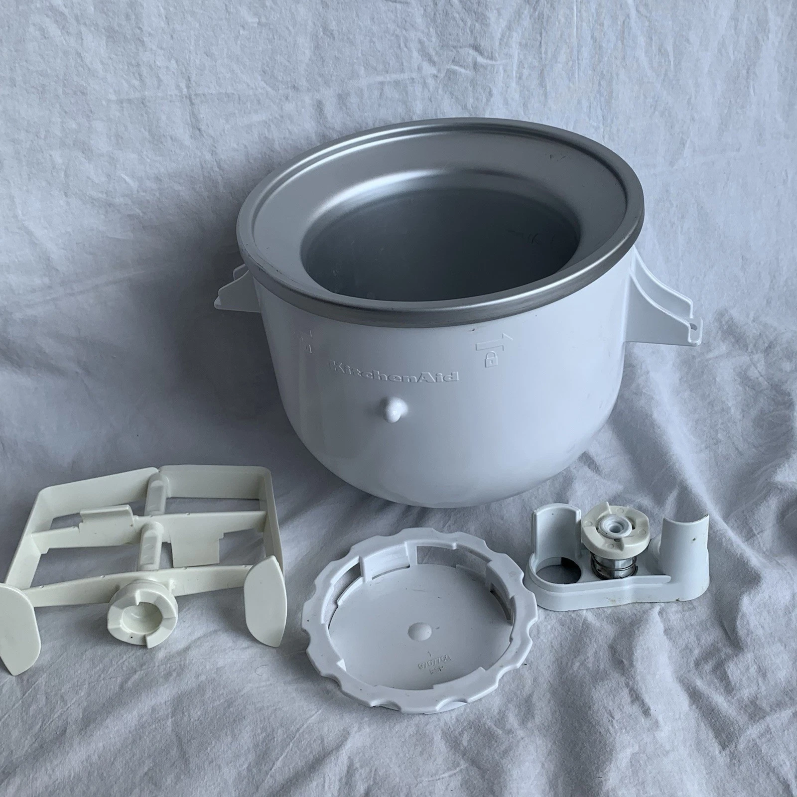 Kitchenaid Stand Mixer 2 Quart Ice Cream Sorbet Yogurt Maker & Replacement Parts