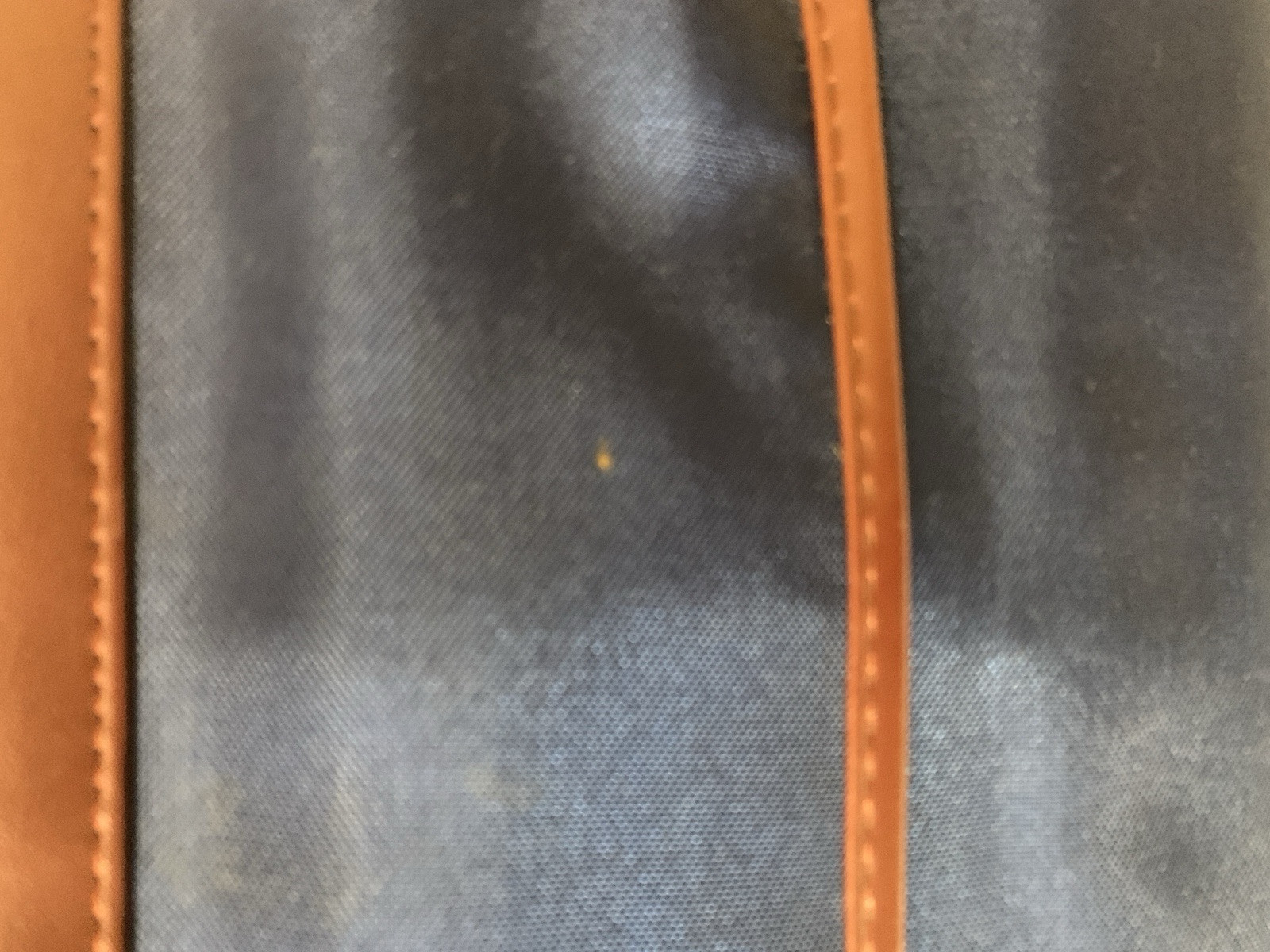 Borsa da viaggio vintage YSL Yves Saint Laurent blu nylon messenger