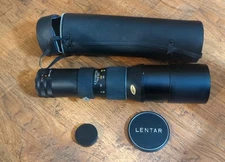 LENTAR Lens 400mm No. H78723 1:6.3 W/ Hard Case Untested