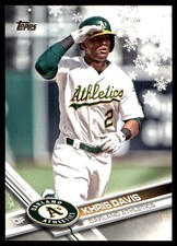 Khris Davis 2017 Topps #HMW20 Athletics MLB READ FREE SHIPPING AutographDen