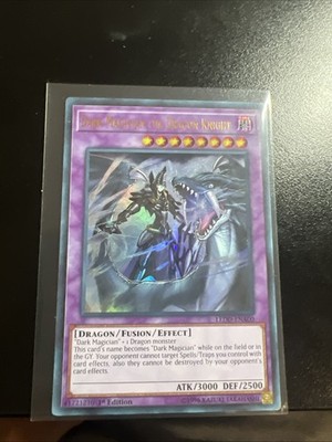 Dark Magician the Dragon Knight LEDD-ENA00 Ultra Rare 1st Edition