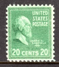 United States Scott # 825 VF MNH 1938 20 Cent James A Garfield